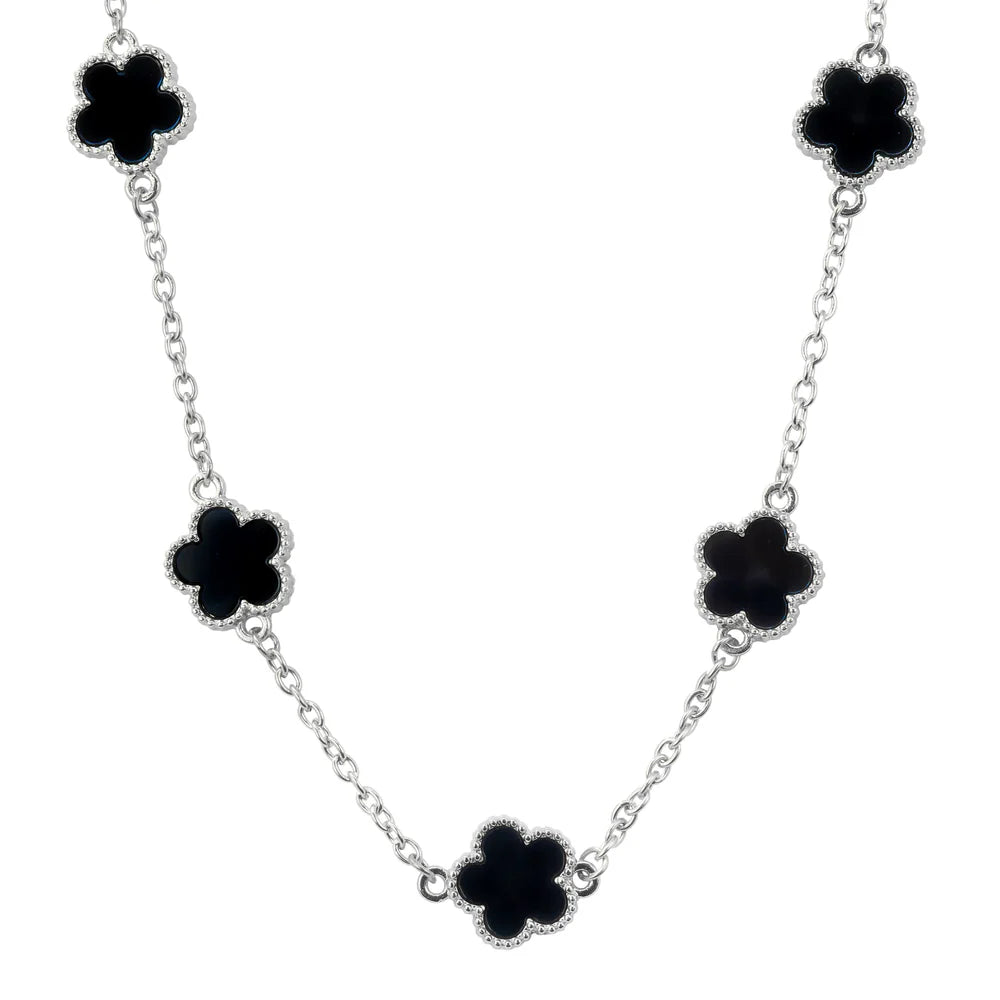 Men's Iced Out Lion & Cross Pendant Set with Clover Chain - 3 Piece Classic Hip Hop Jewelry Gift